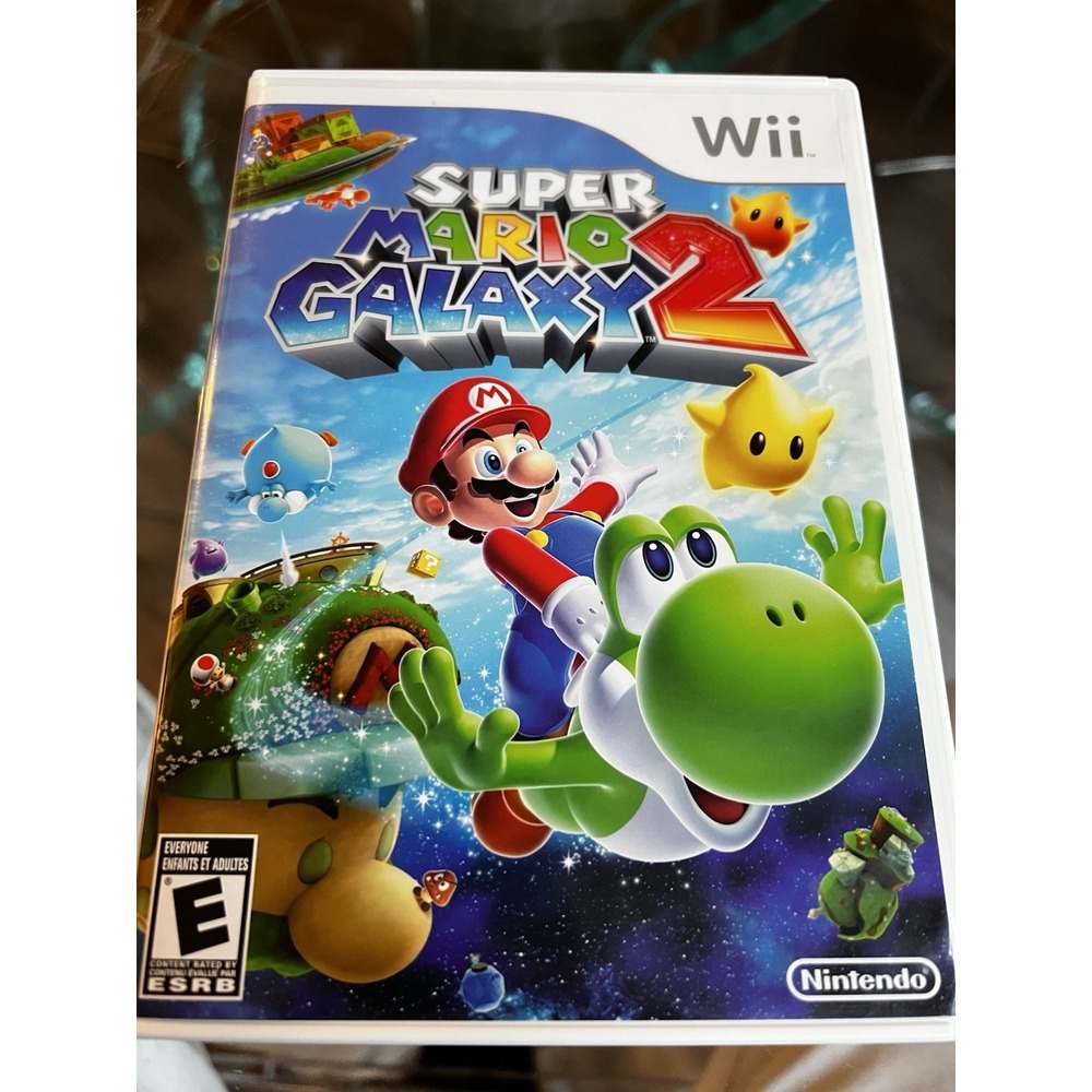 Super Mario Galaxy 2 (Nintendo Wii, 2010) CIB MANUAL TESTED